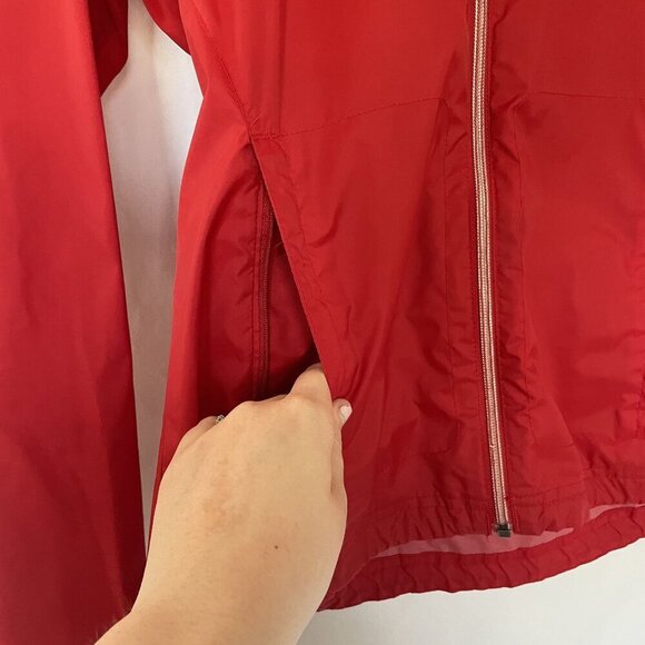 Columbia Womens XS Red Windbreaker Jacket With Miami University Logo - Picture 4 of 9
